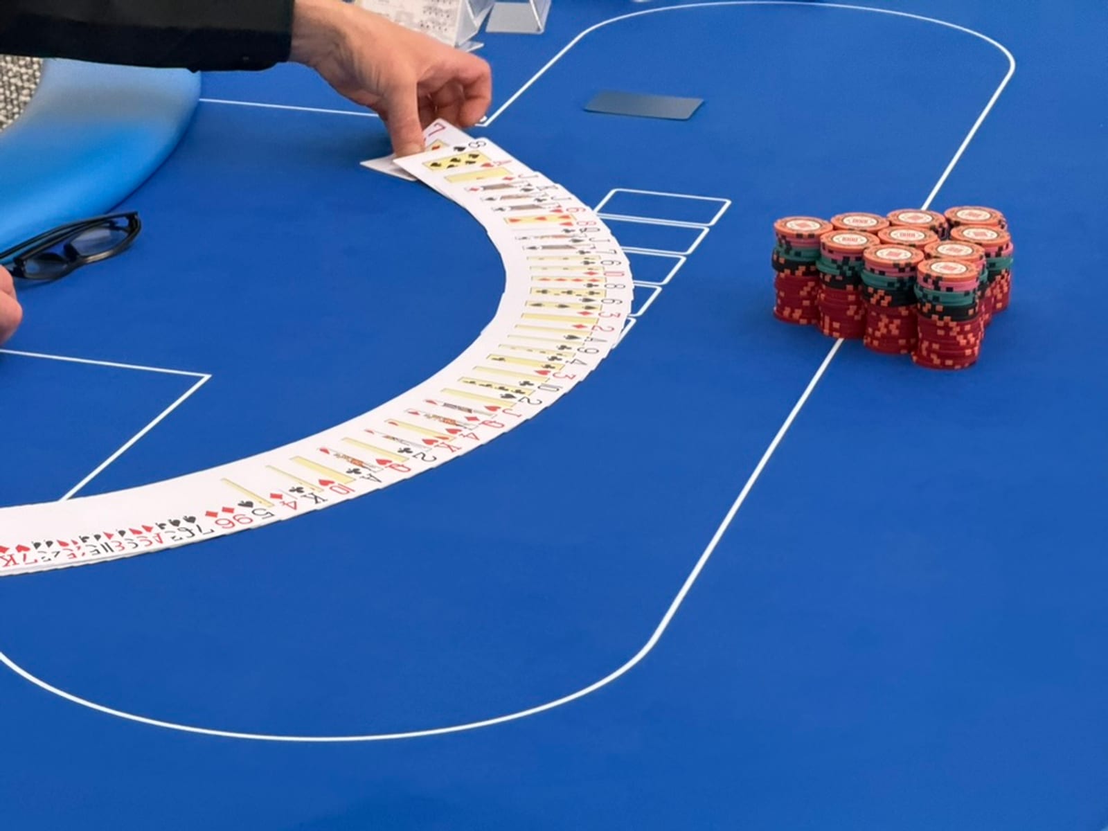Poker casino game at a Royale Casino Hire event